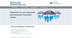 Desktop Screenshot of bidwellinsurance.com